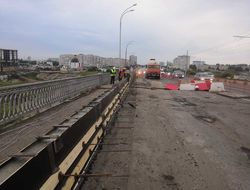Фото ремонта моста бетоном М450